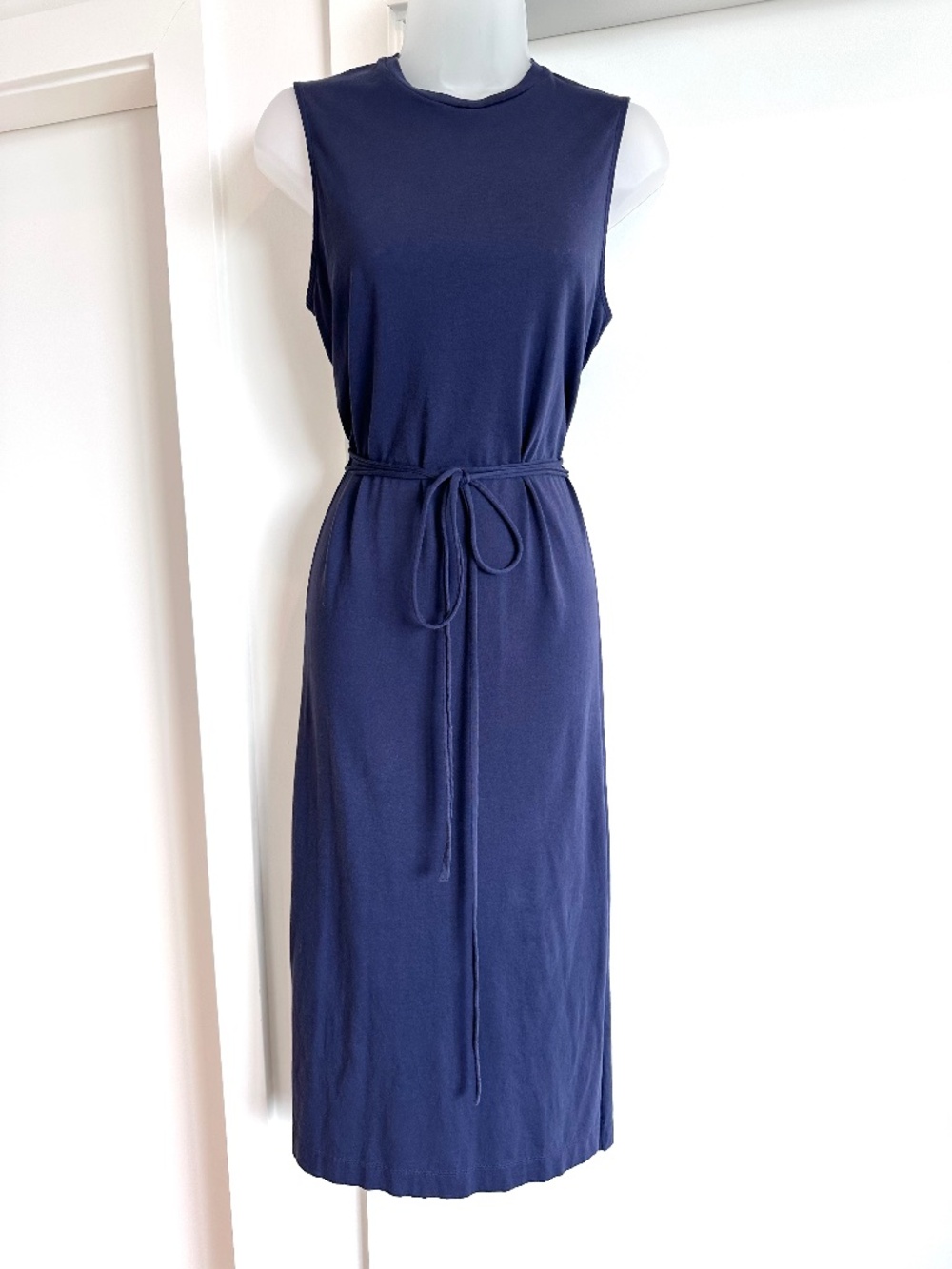 Navy blue VINCE cotton dress